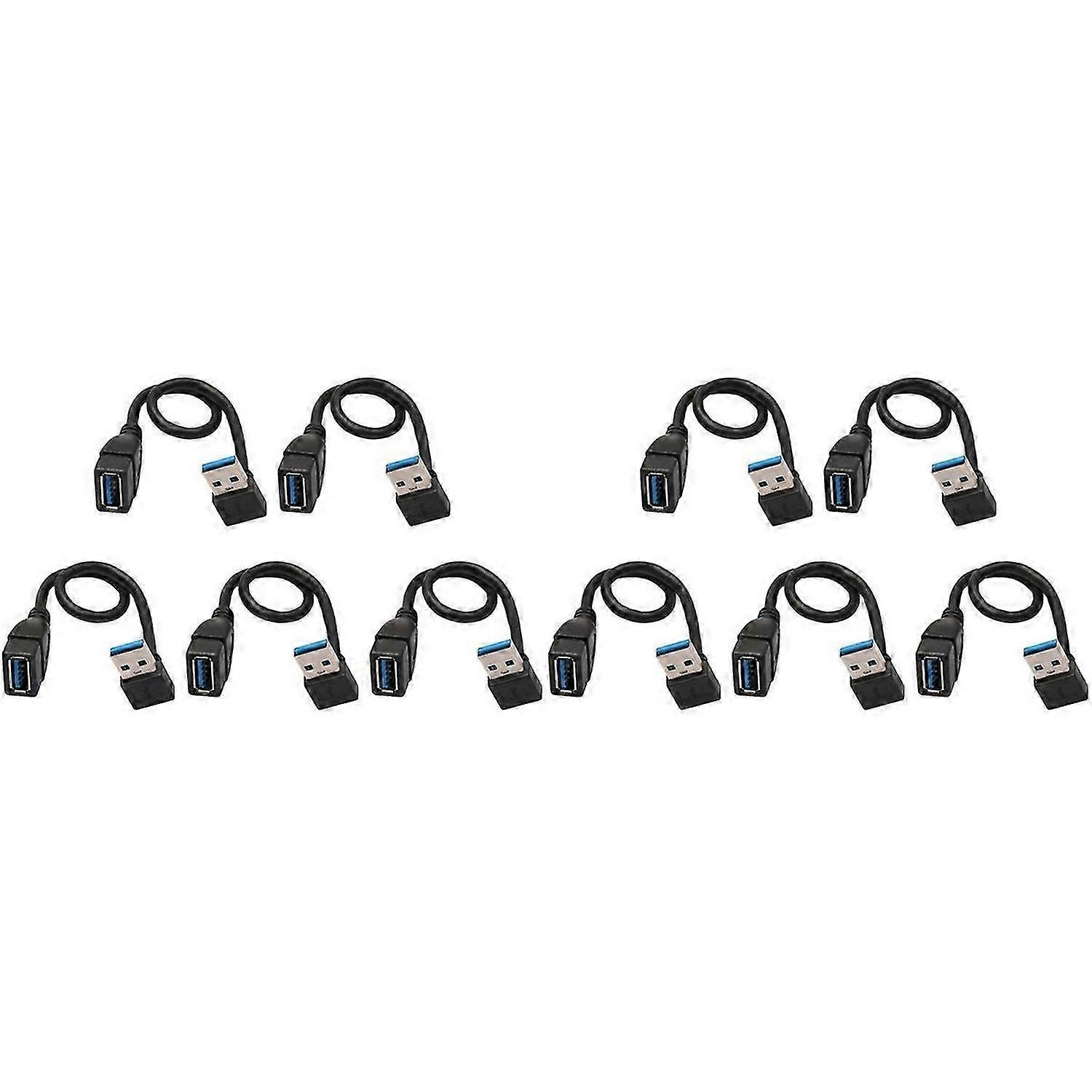 USB 3.0 Right Angle 90degree Extension Cable , 20cm