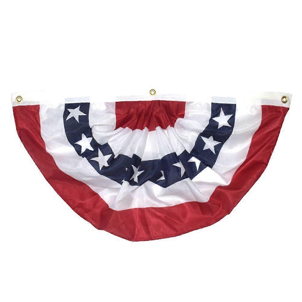 American Garden Flagpole USA Fan Flag Patriotic Stars Stripes Flag Outdoor Decoration