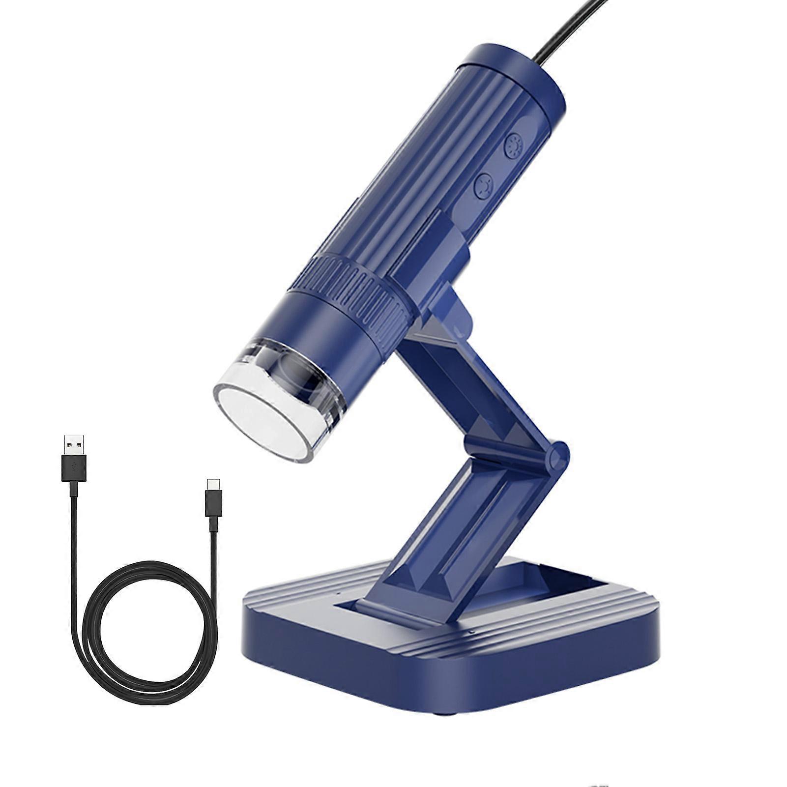 Digital USB Microscope 50X-1000X 1080P with LED Light & Bracket