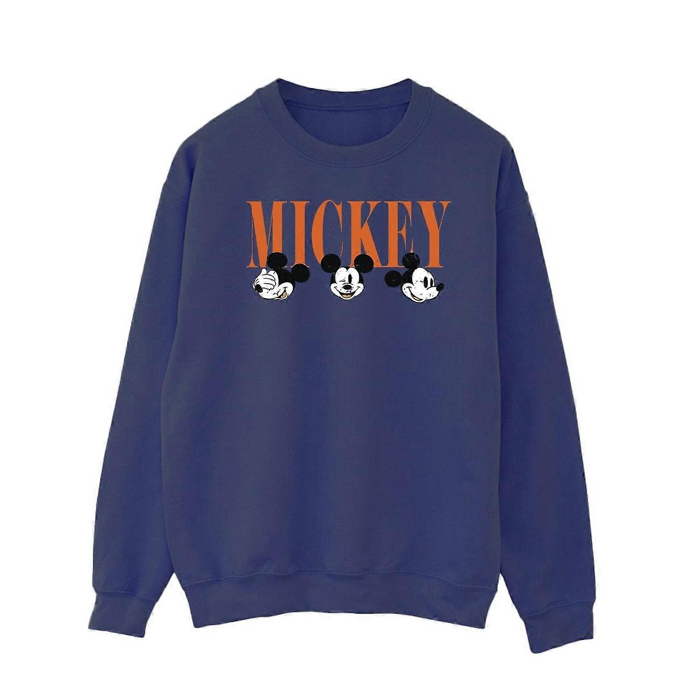 Disney Heren Mickey Mouse Faces Sweatshirt