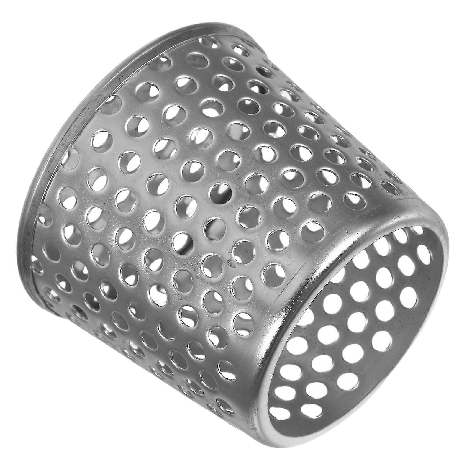 Metal Gutter Pipe Strainer Stainless Steel Vent Termination Cap 3Pcs