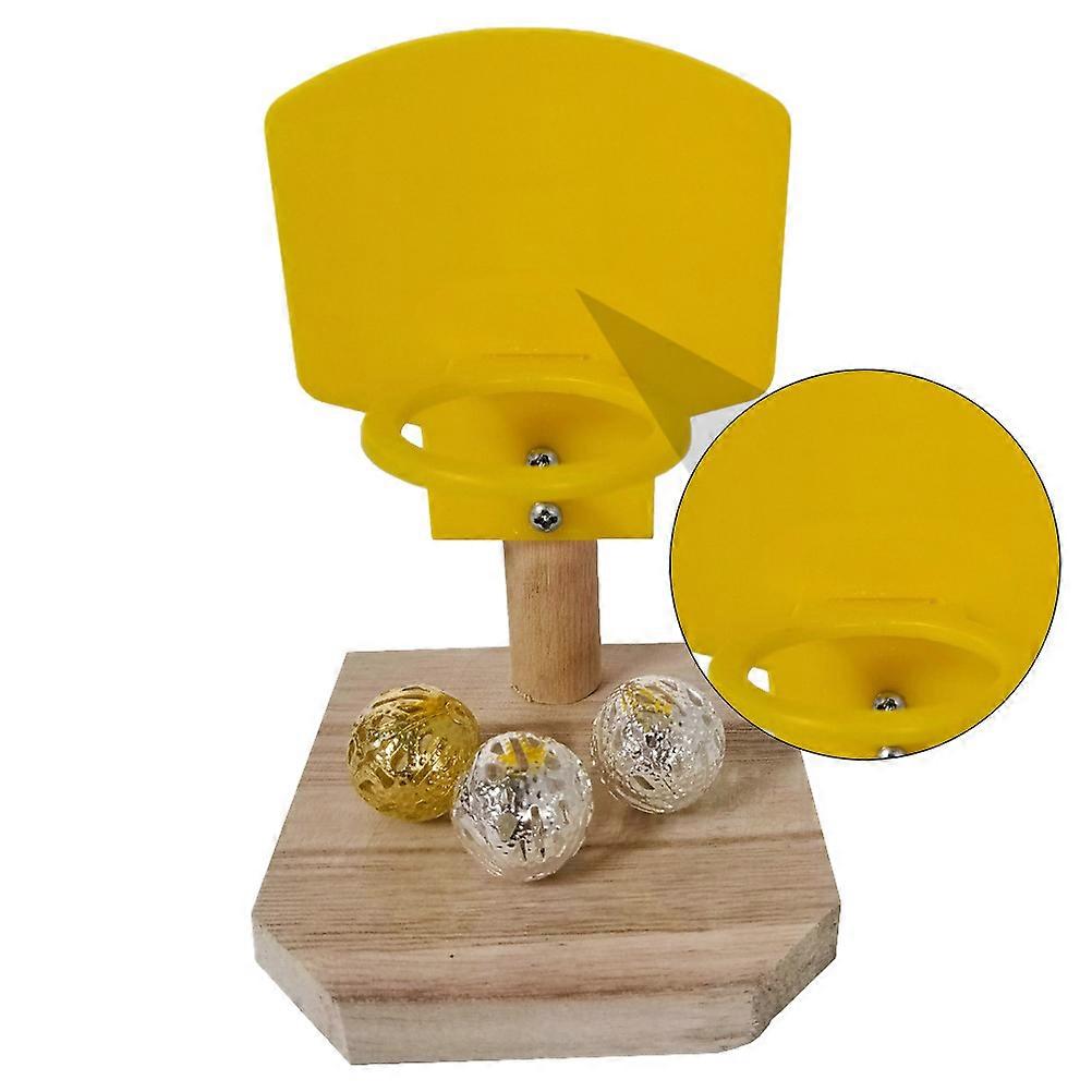 Parrot Toy for Bite Training with 1Set of Pet Basketball Exercise Plaything