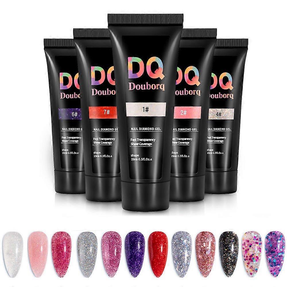 15ml Nail Diamond Gel Quick Builder Extension Gel 87x35mm