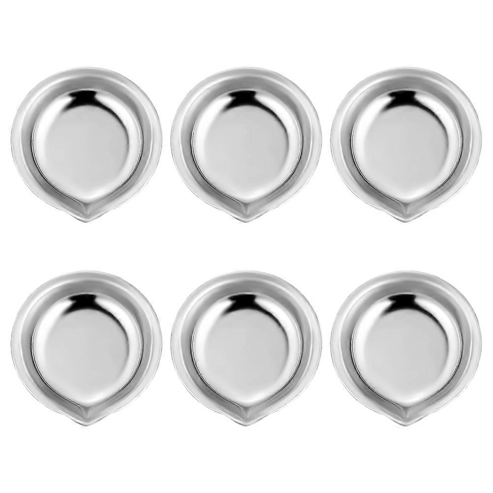 Stainless Steel Paint Mixing Palette for DIY Craft Projects with Spout 30Pcs