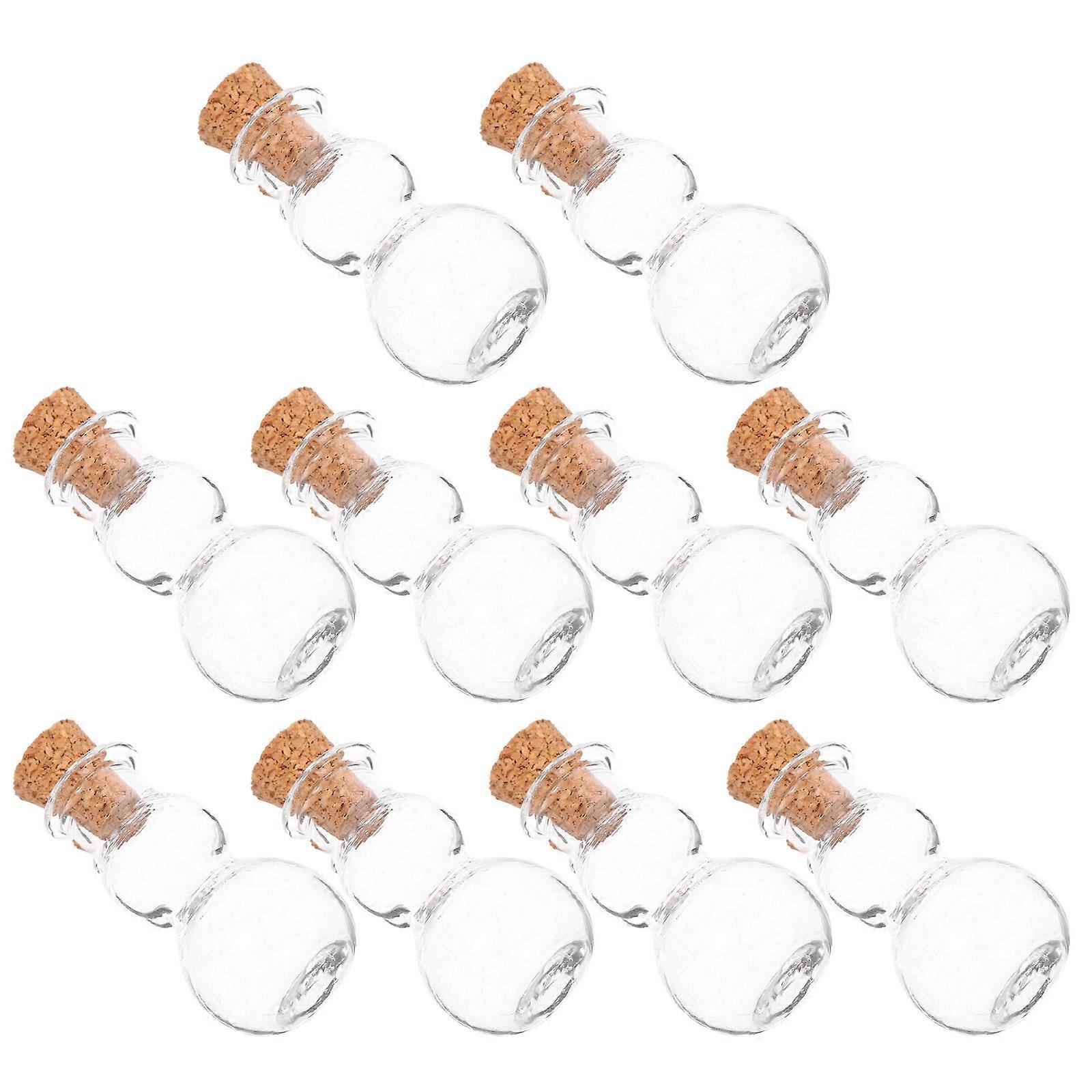 Glass Vials with Cork for Home Use 20Pcs Mini Glass Bottles with Stoppers