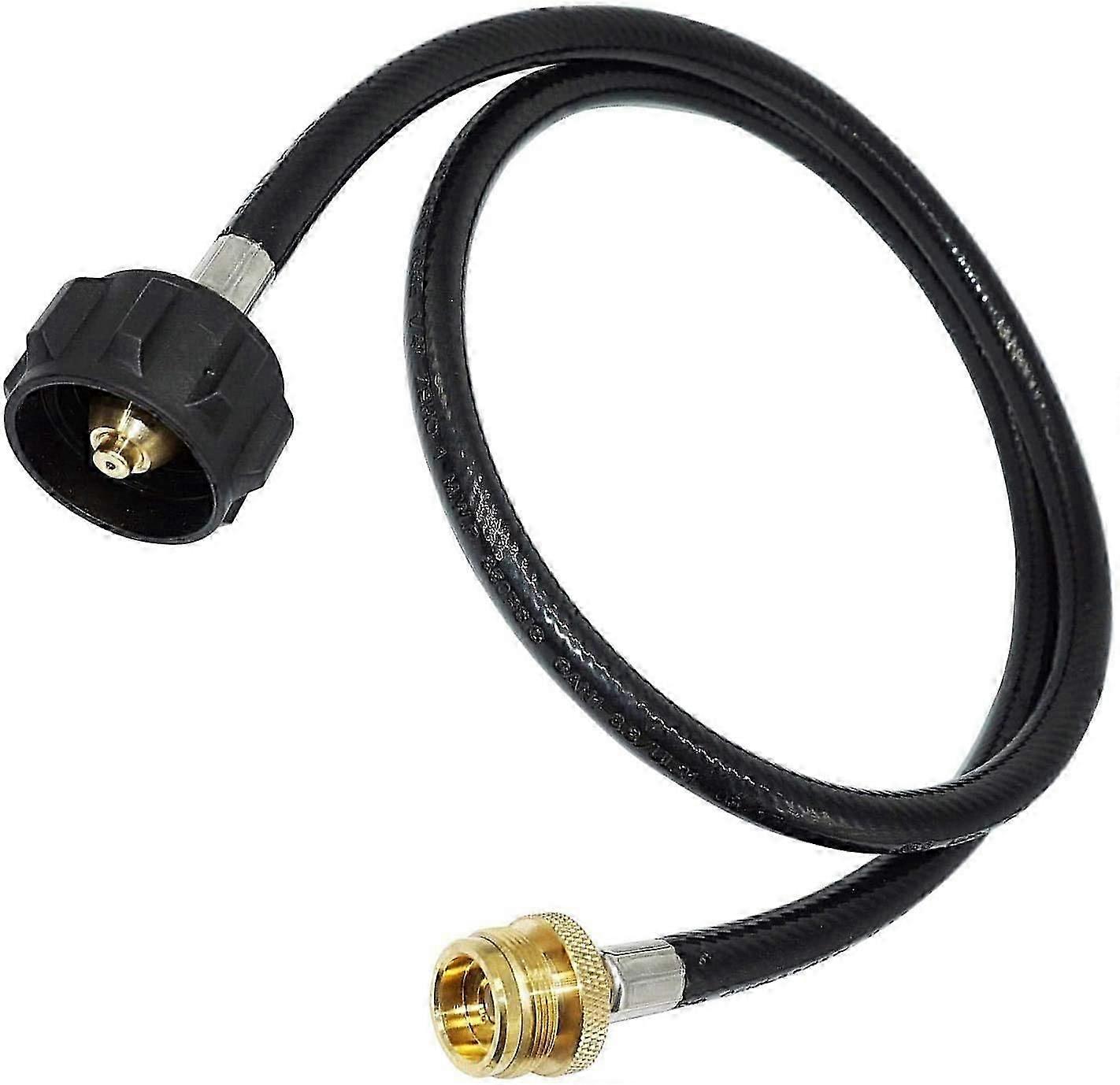 Propane Hose Adapter, Connects 1lb BBQ to 20lb Gas Tanks, for Portable Grill, Buddy Heater, Tabletop Stove, Griddle - QCC1 Connector