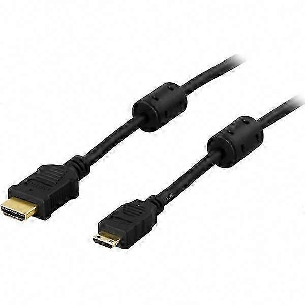 Cable HDMI DELTACO, macho a mini macho, 5 m, negro