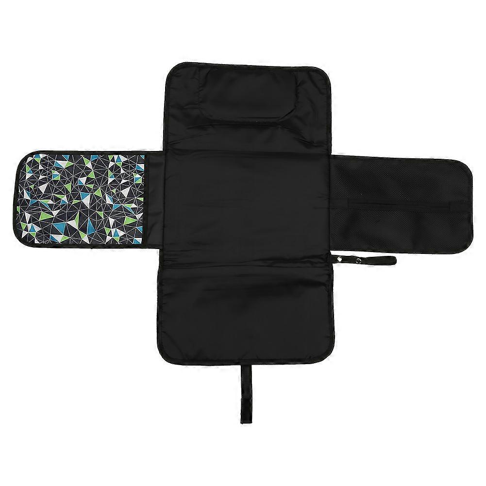 Matelas à langer portable et imperméable pour bébé (motif coloré)