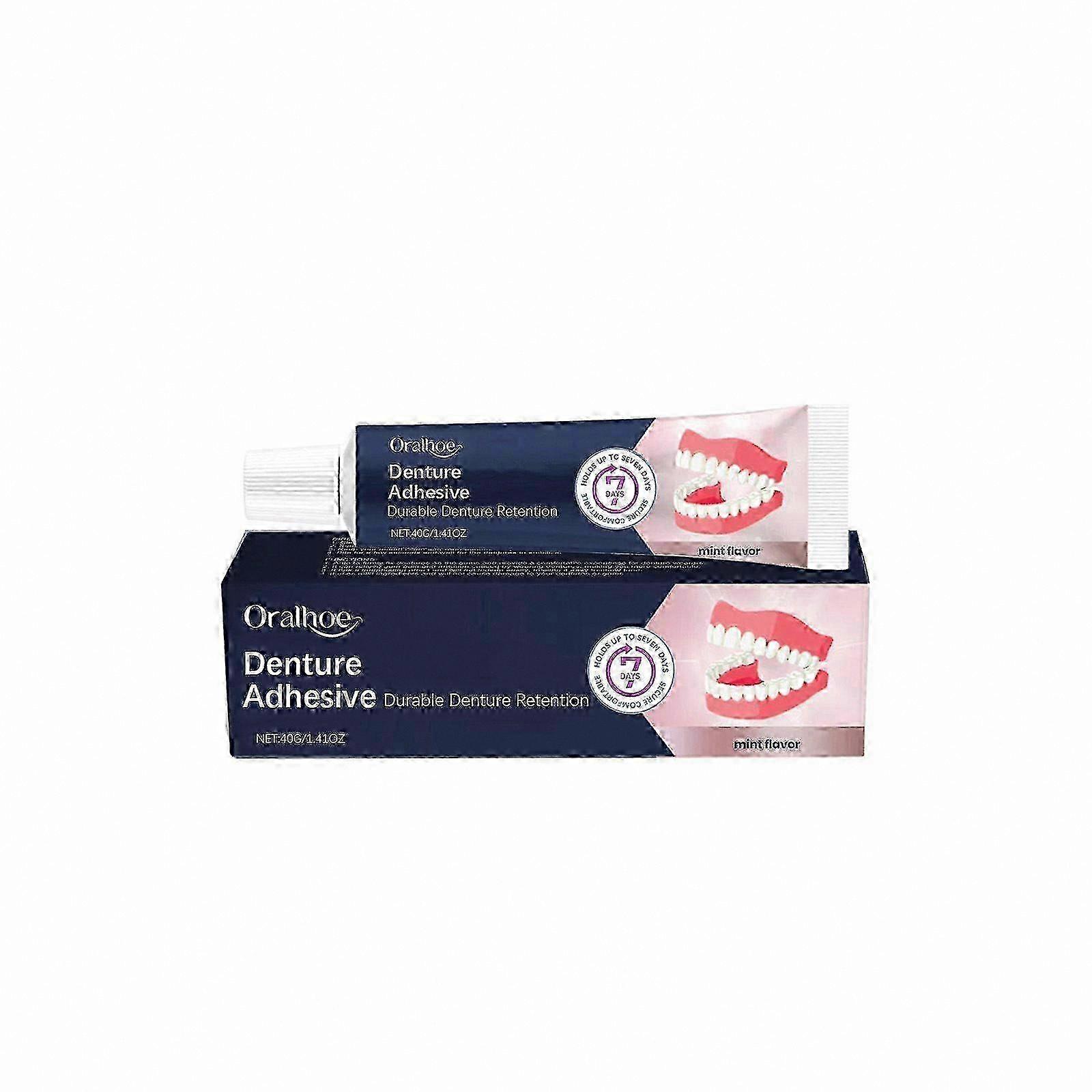 Extra Strong Thermoplastic Adhesive for Dentures, Long-Lasting Hold Up to 4 Days, Suitable for All Ages