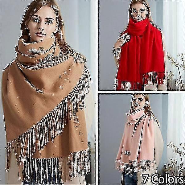 Stil nou lână eșarfă femei de toamnă și de iarnă Doamnelor cașmir gros eșarfă caldă