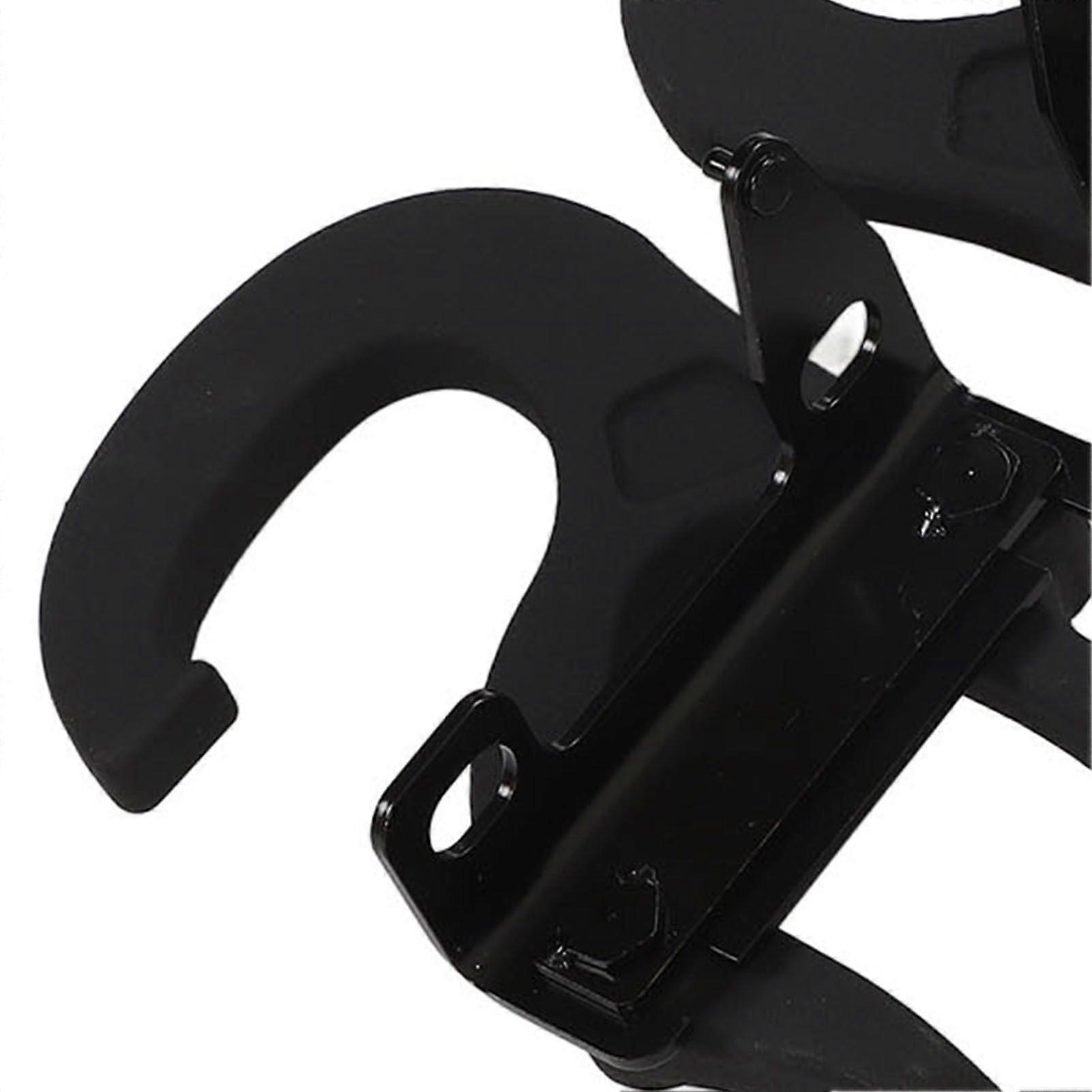 TIEWARDS Black Tow Hook & Bezel Kit For 2009-2019 Dodge Ram 1500 - Front Left & Right