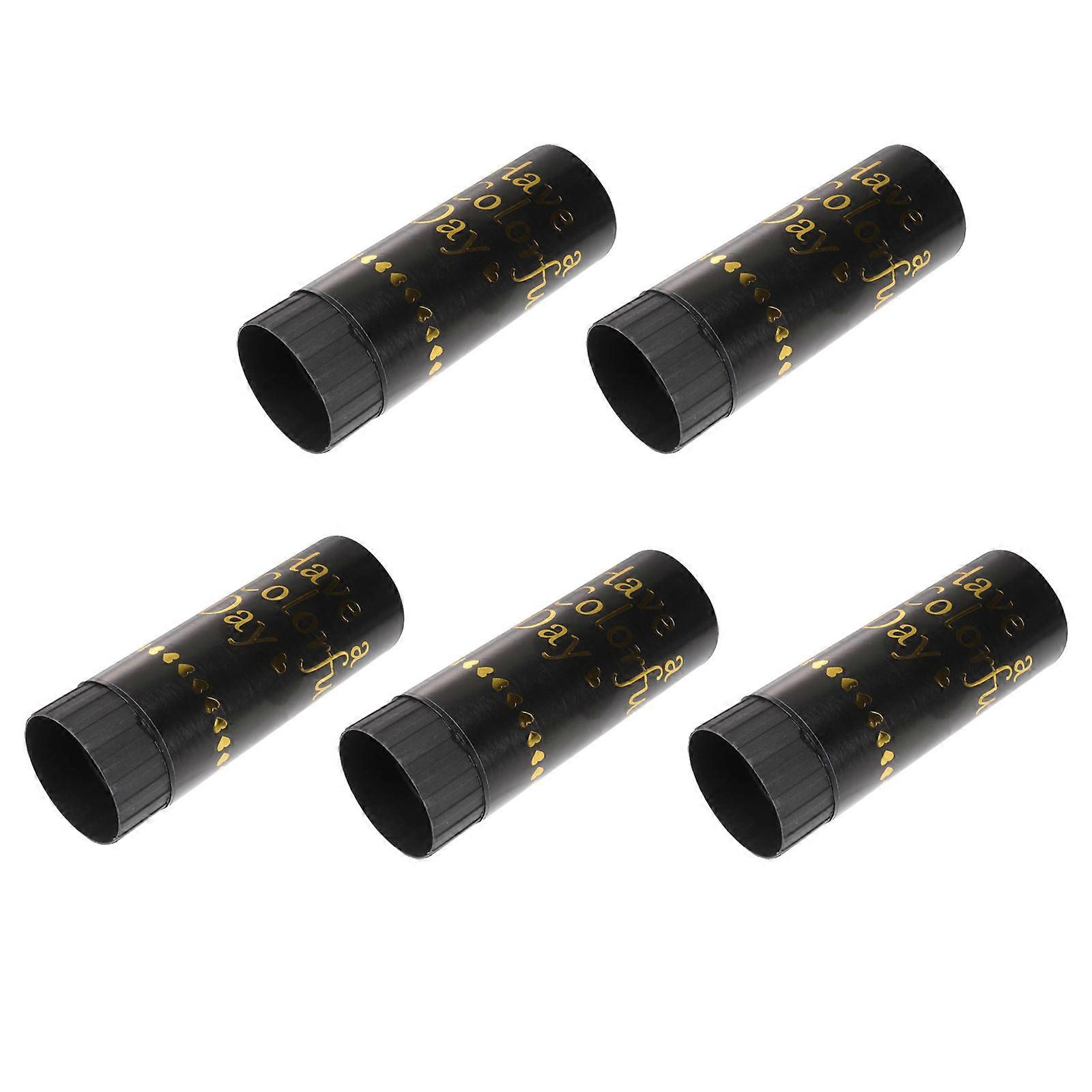 Handheld Confetti Tube for Wedding Celebration with Spring 5Pcs Set