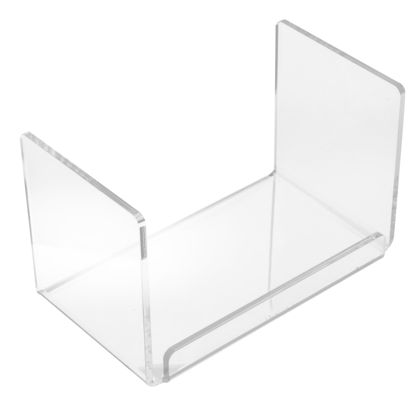 Cosmetic Storage Rack Acrylic Box for Storage 2Pcs Transparent Vanity Organizer