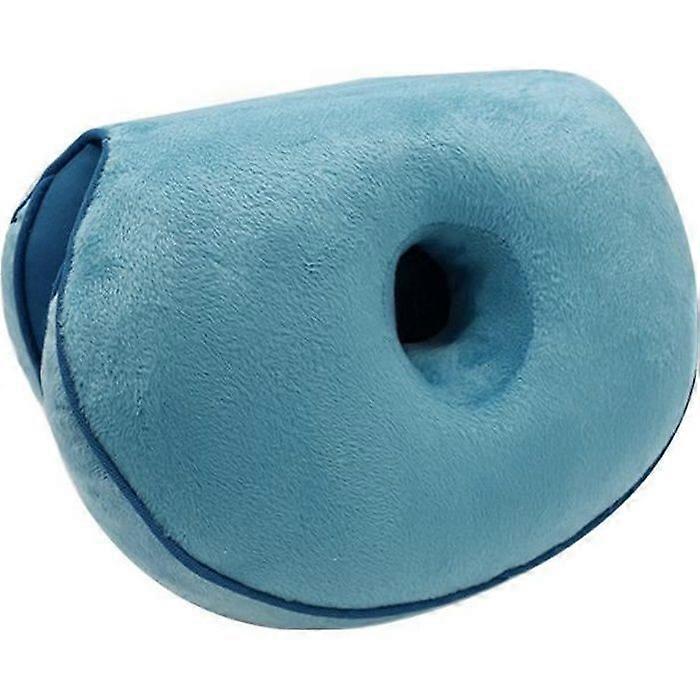 Seat Cushion Orthopedic Memory Foam Cushion for Sciatica Tailbone and Hip Pain - BLUE