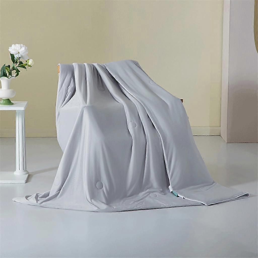 Cool Feeling Silk Summer Blanket Cooling Ice Silk Blanket 150x200 Cm Machine Washable Model F Thin Lightweight