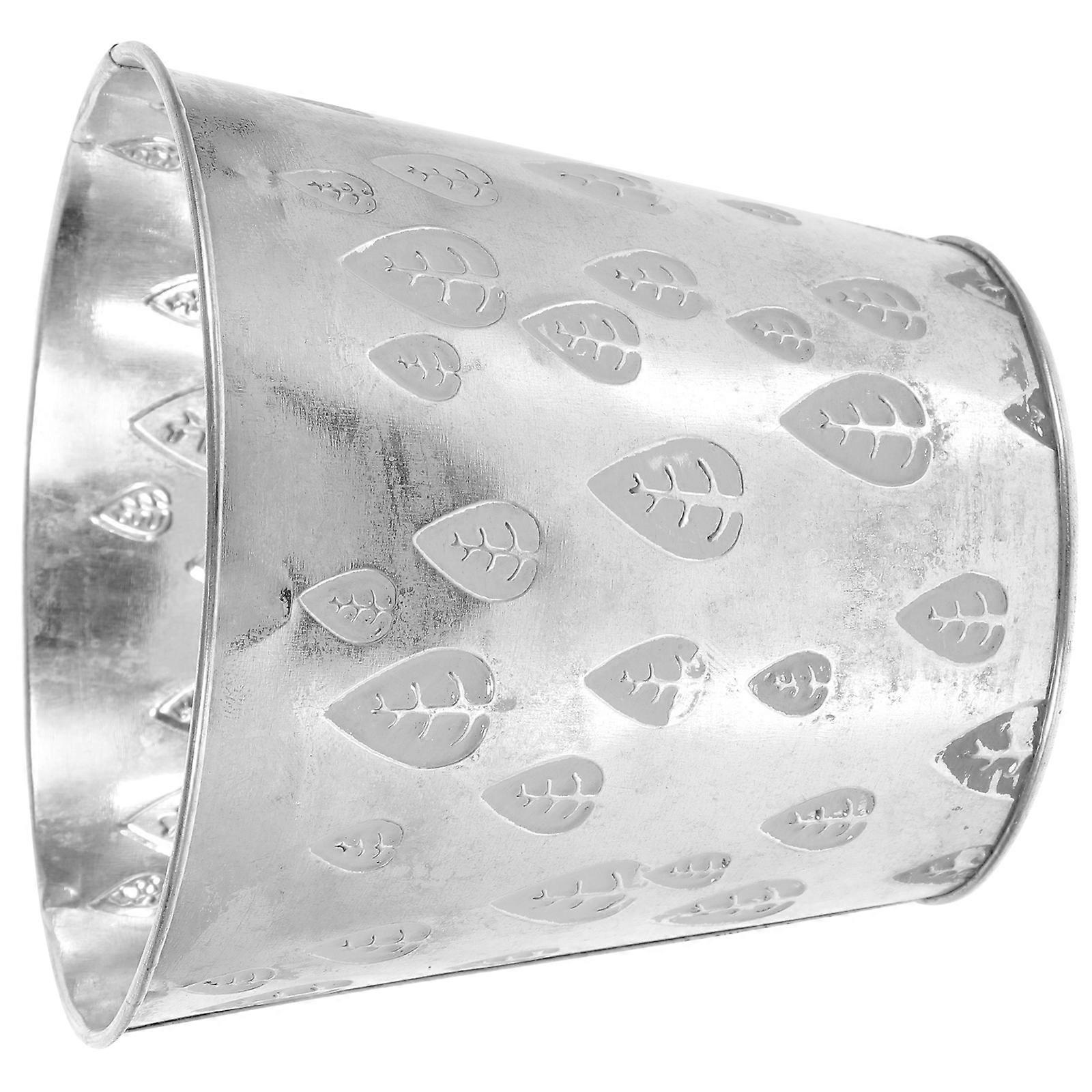 Round Metal Container for Planting Use Large Flower Arrangement Bucket