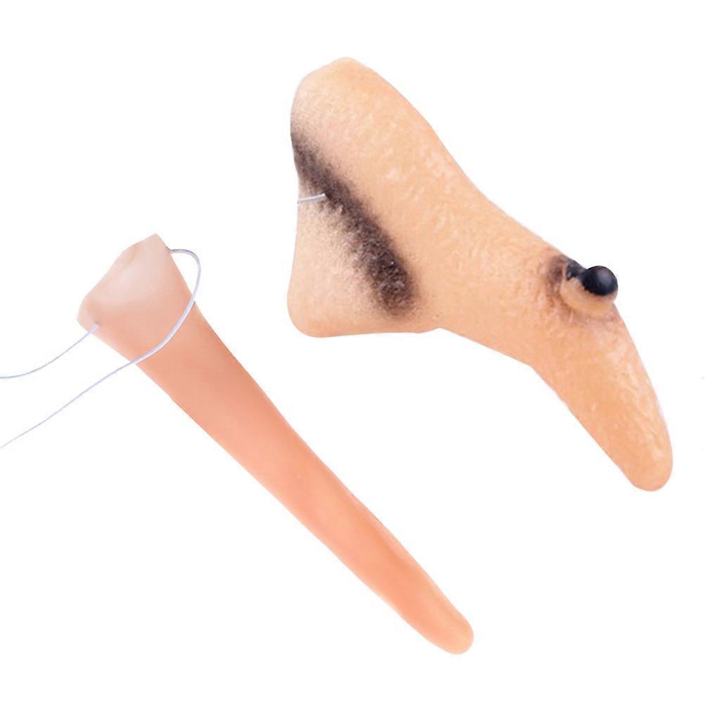 Decorative Witch Nose Costume Props for Halloween 6Pcs Assorted Colors