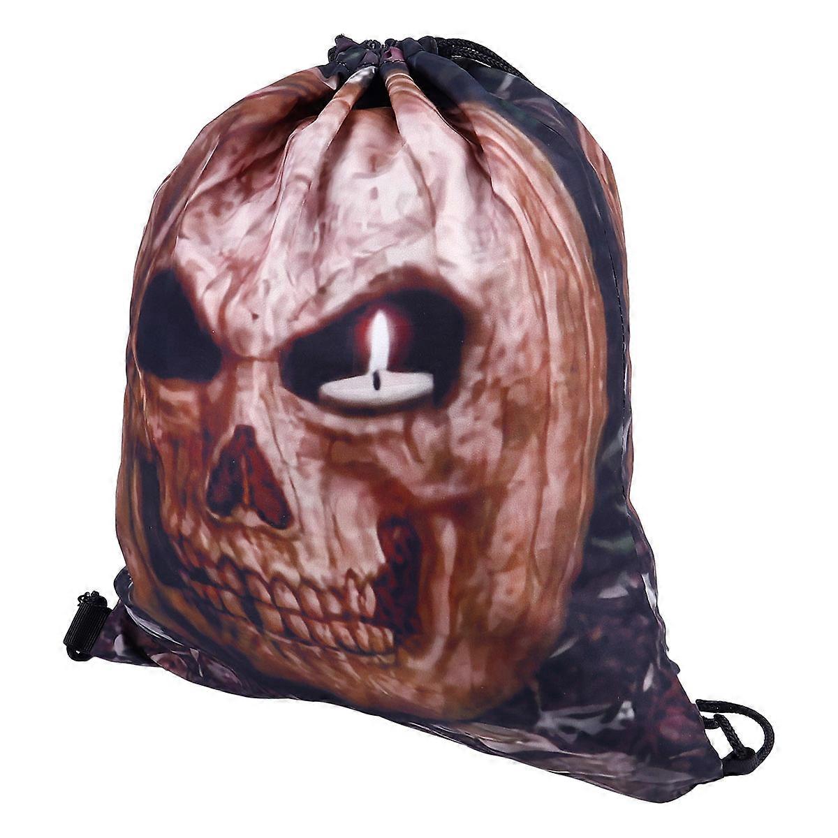Halloween Drawstring Bag for Storage 1Pcs Halloween Themed Drawstring Backpack