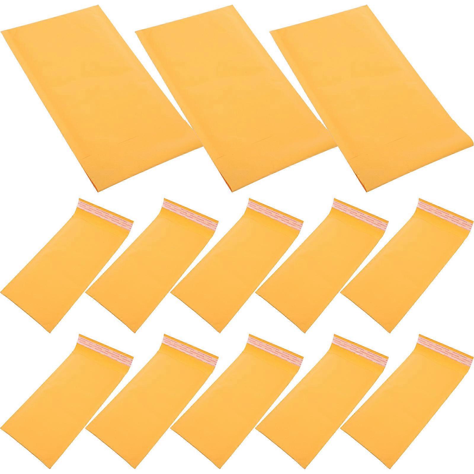 Protective Yellow Craft Bubble Mailers for Packaging 50Pcs Self Seal Envelopes