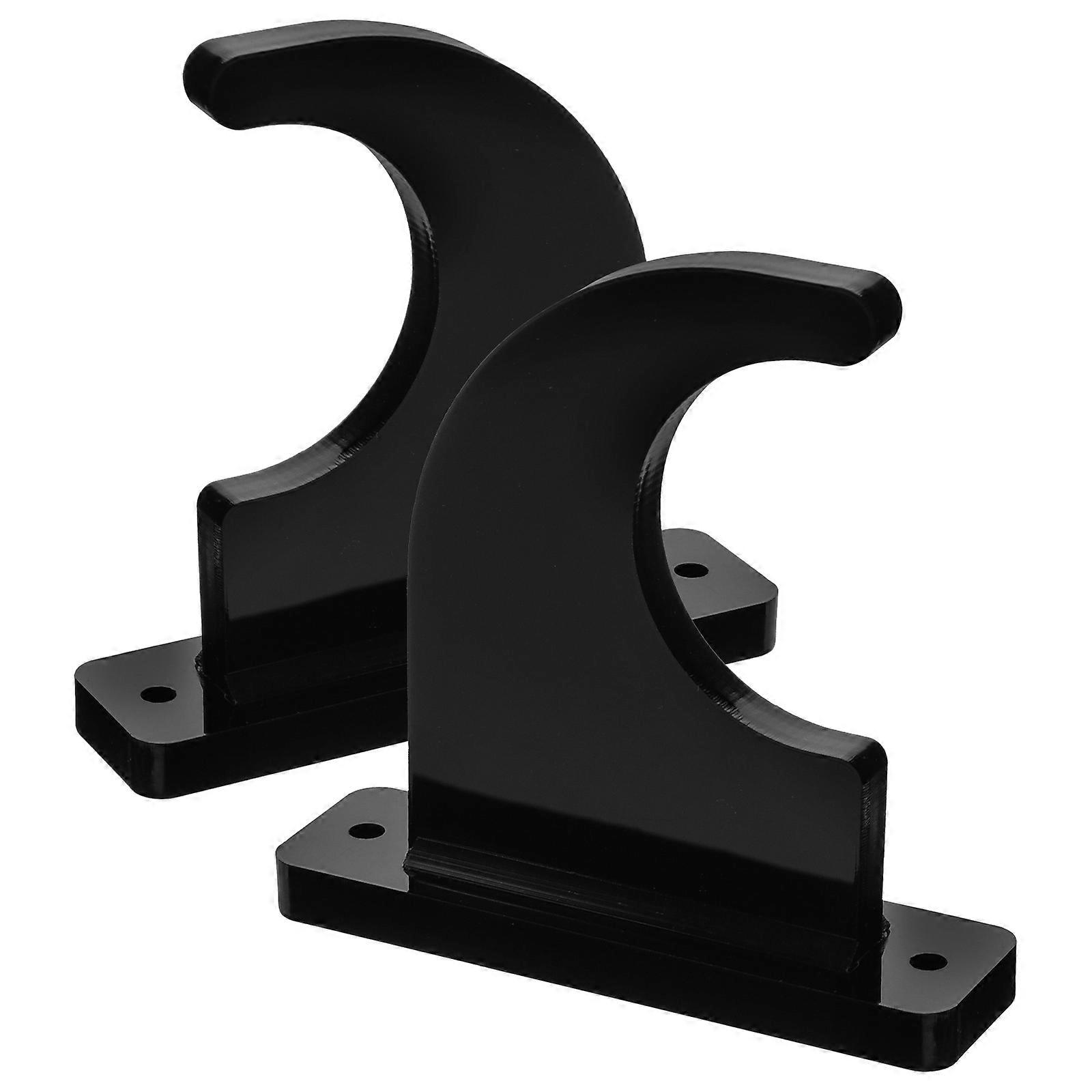 Wall Acrylic Sword Holder Display Hook for Hanging Use 5Pairs Black