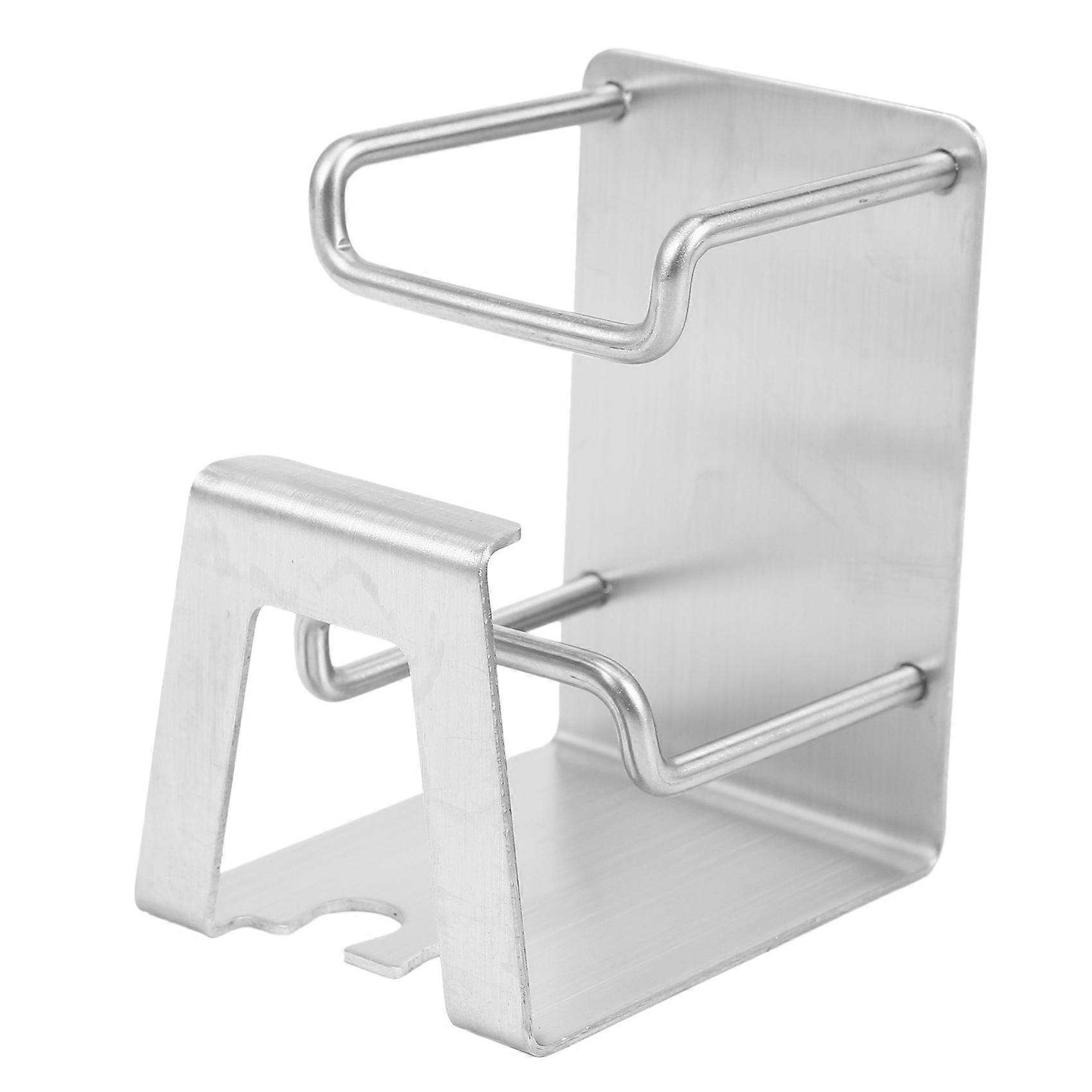 Stainless Steel Toothbrush Holder Wall Suction Toothpaste Holder