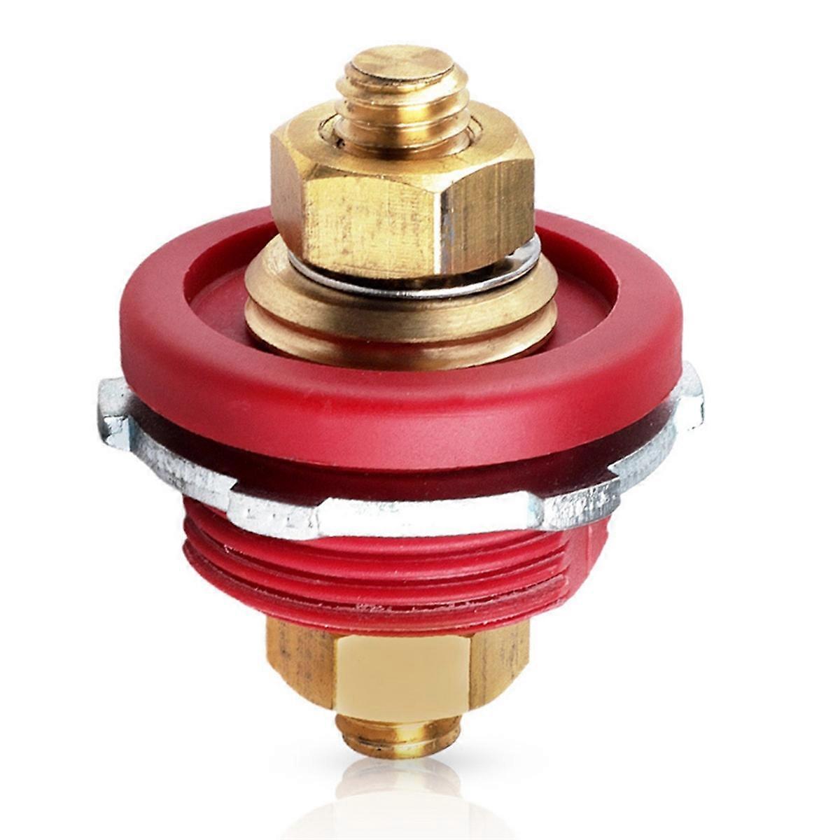 3/8 Stud Remote Battery Power Junction Connecto Heavy Duty 24V Red