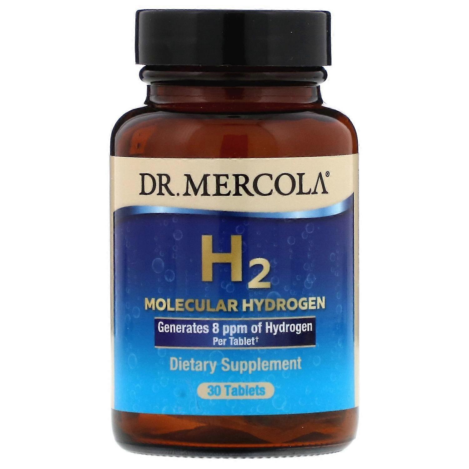 Dr. Mercola, H2 هيدروجين جزيئي، 30 قرص