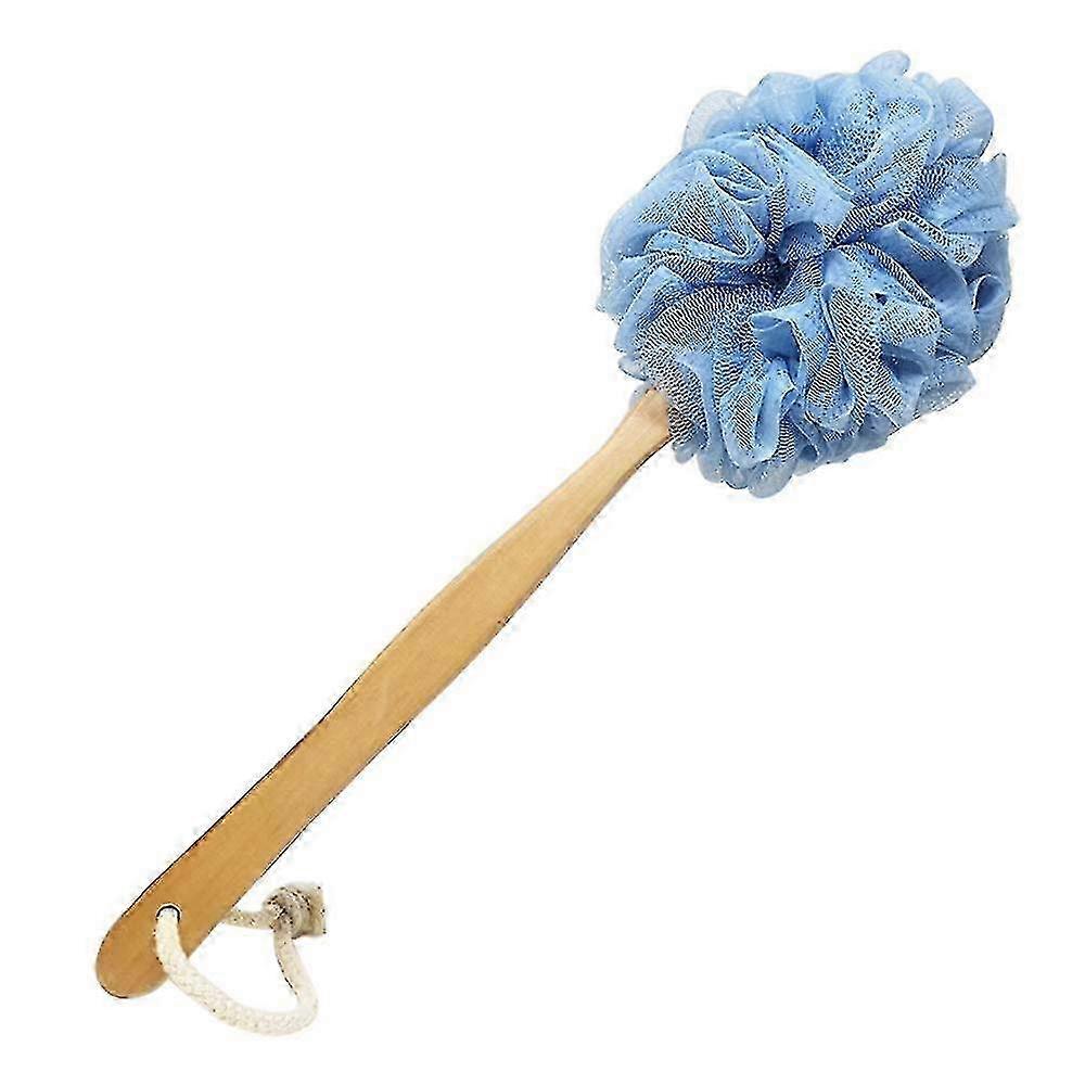 Loofah On A Stick, Loofah Back Scrubber For Shower, Bath Sponge With Handle, Pe Soft Mesh Luffas, Exfoliating Luffa For Men And Women