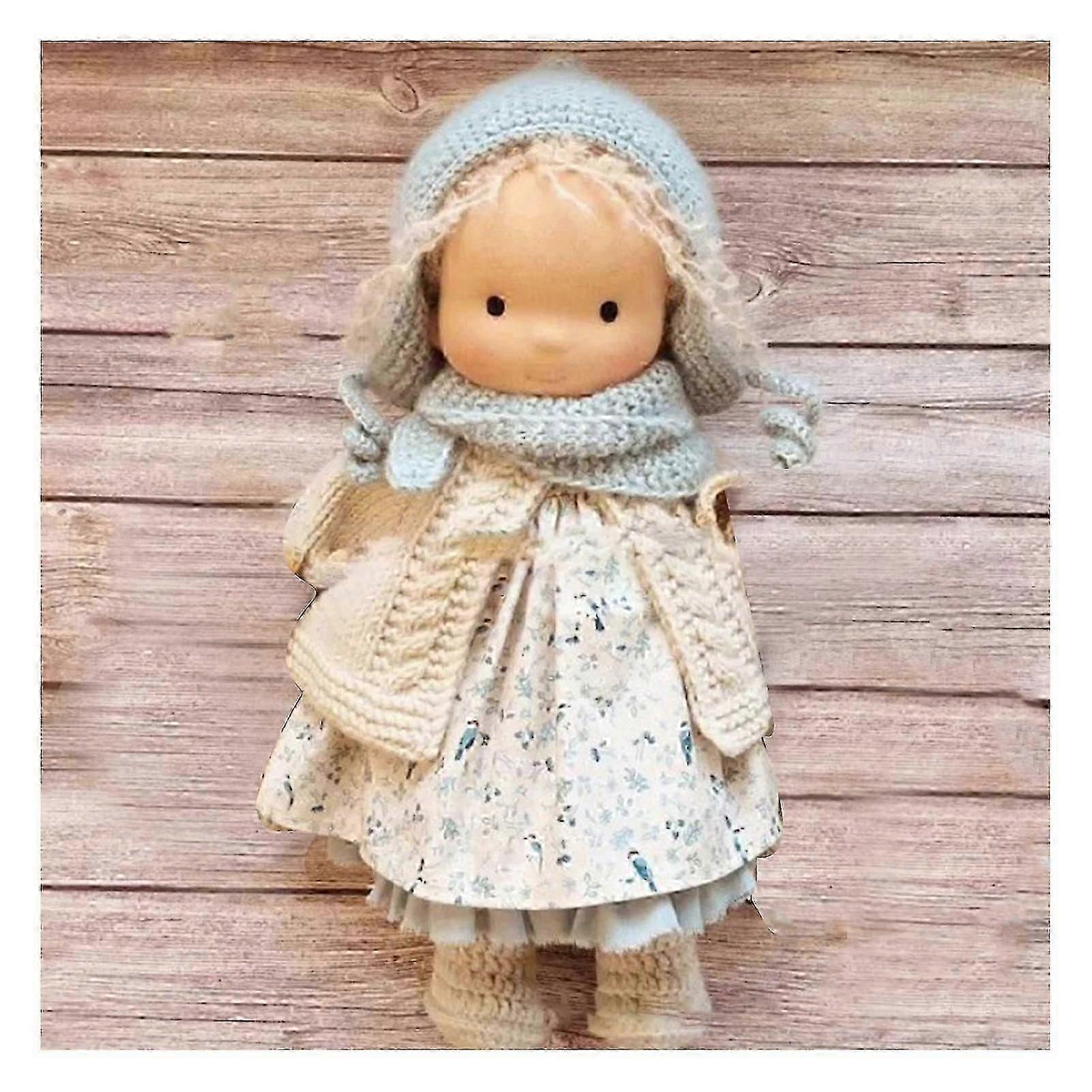 دمية والدورف اليدوية ، دمية والدورف المصنوعة يدويا ، دمية كروشيه خمر