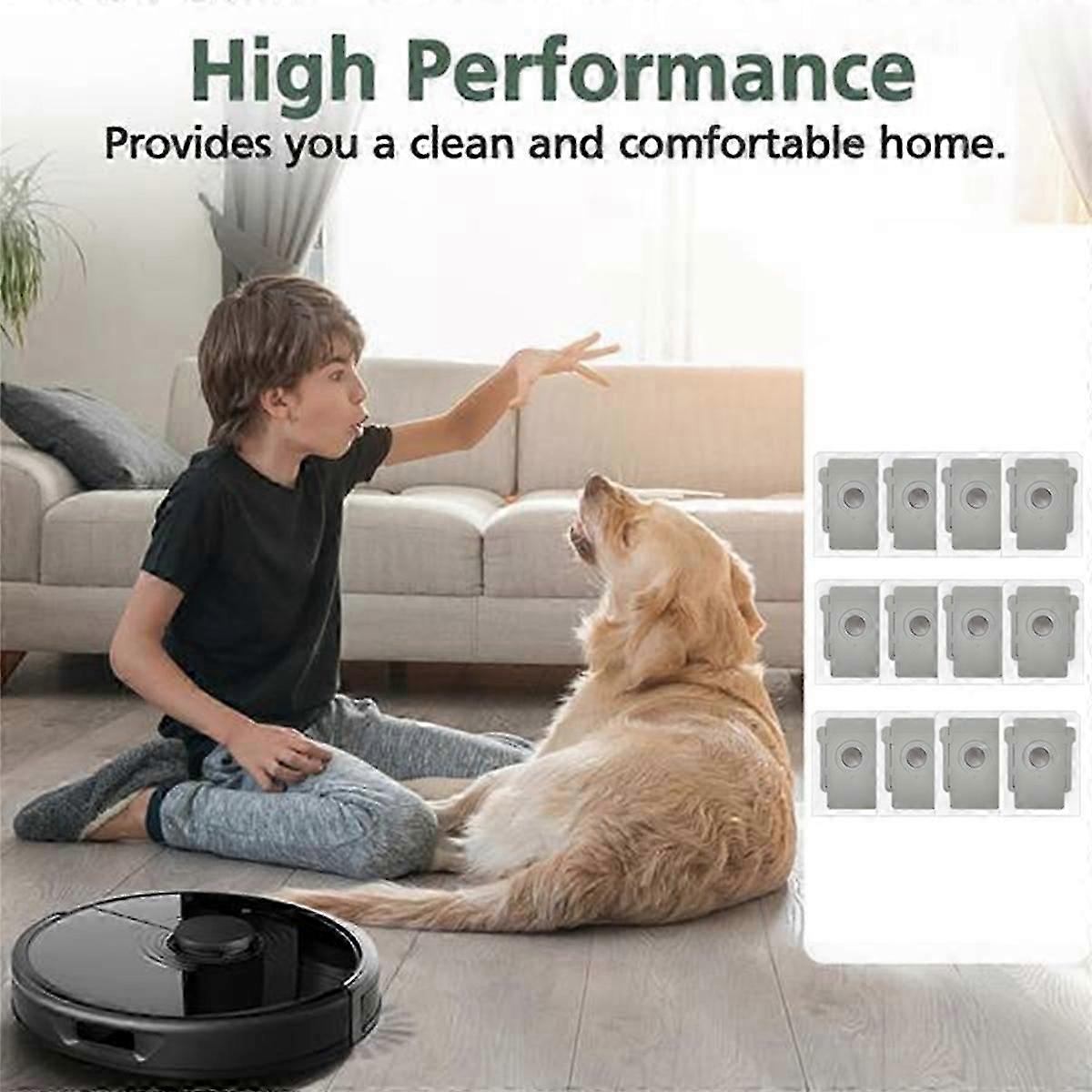 IRobot ルンバ コンボ J9+ & コンボ J7+/プラス スイーパー アクセサリー用 12 個のダスト バッグ 長持ちするように作られています