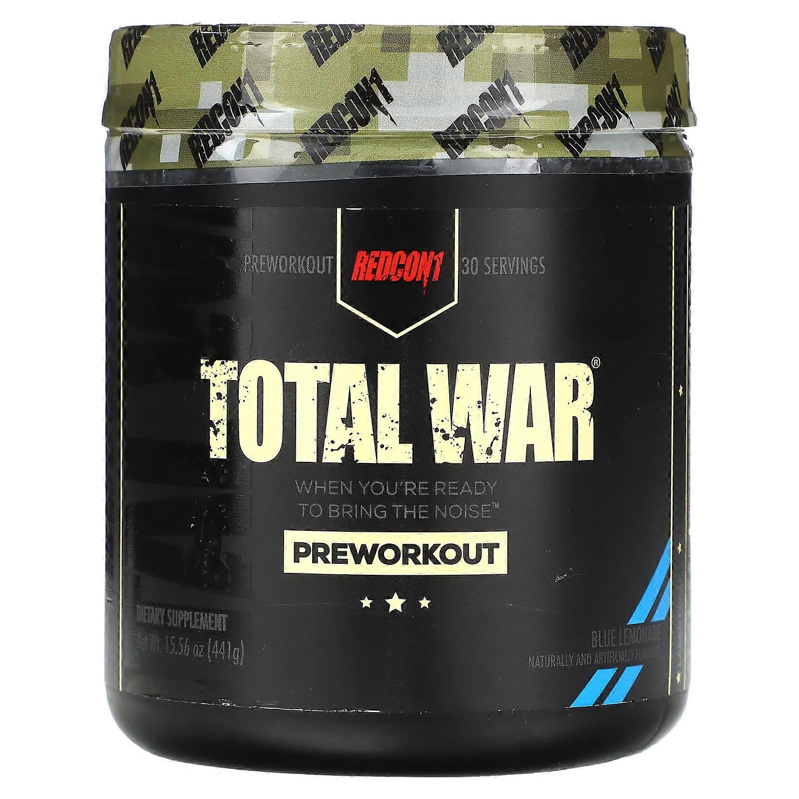 Total War, Pre-Workout, Blue Lemonade, 15.56 oz (441 g)