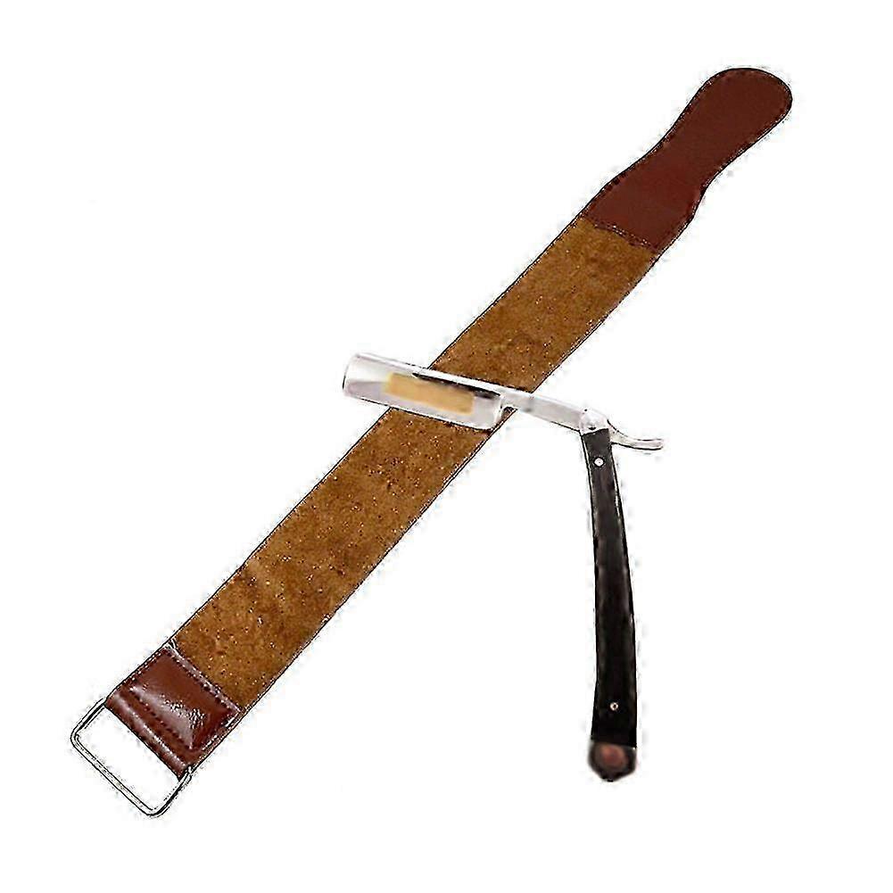 Leather Strop for Straight Razor Sharpening - Cow Leather Strap for Smooth Razor Edges