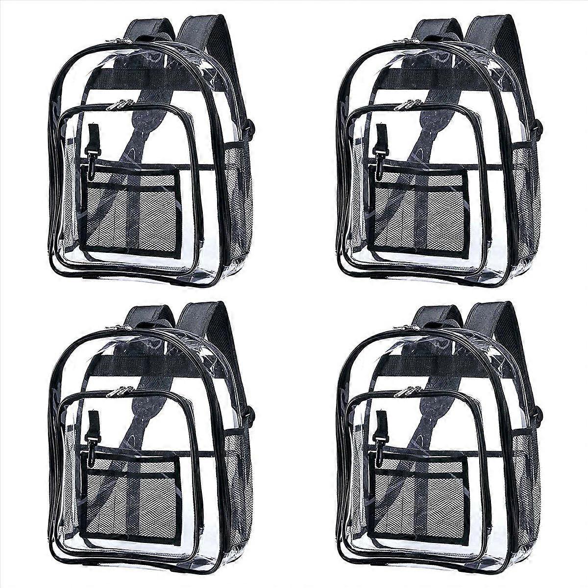 Heavy Transparent School Backpack Security Check And Travel