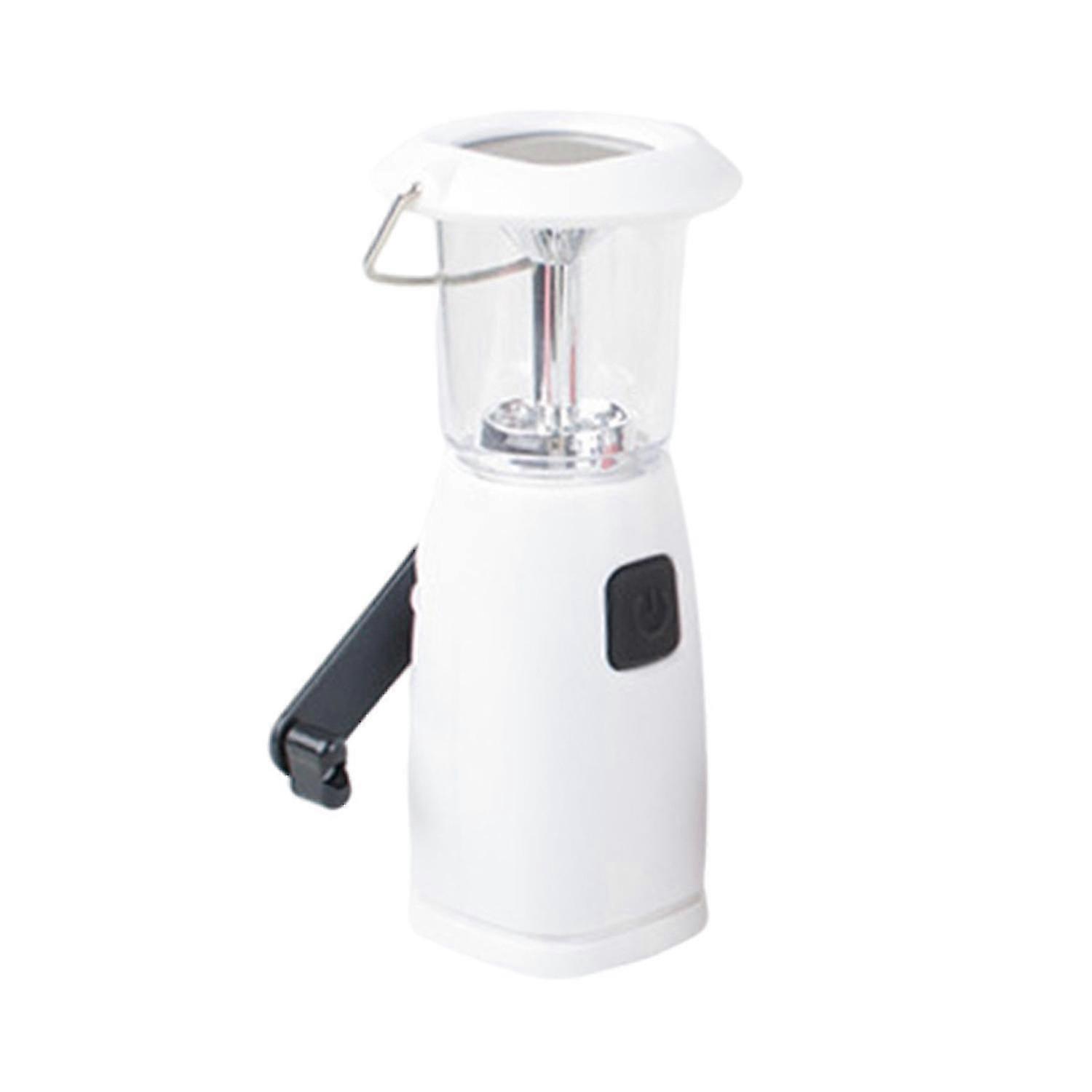 Solar Hand-up grump Dynam Camping Lantern Portable 6 Led Wind Up Lamp Dynamo Torch With Foldable Hook Light