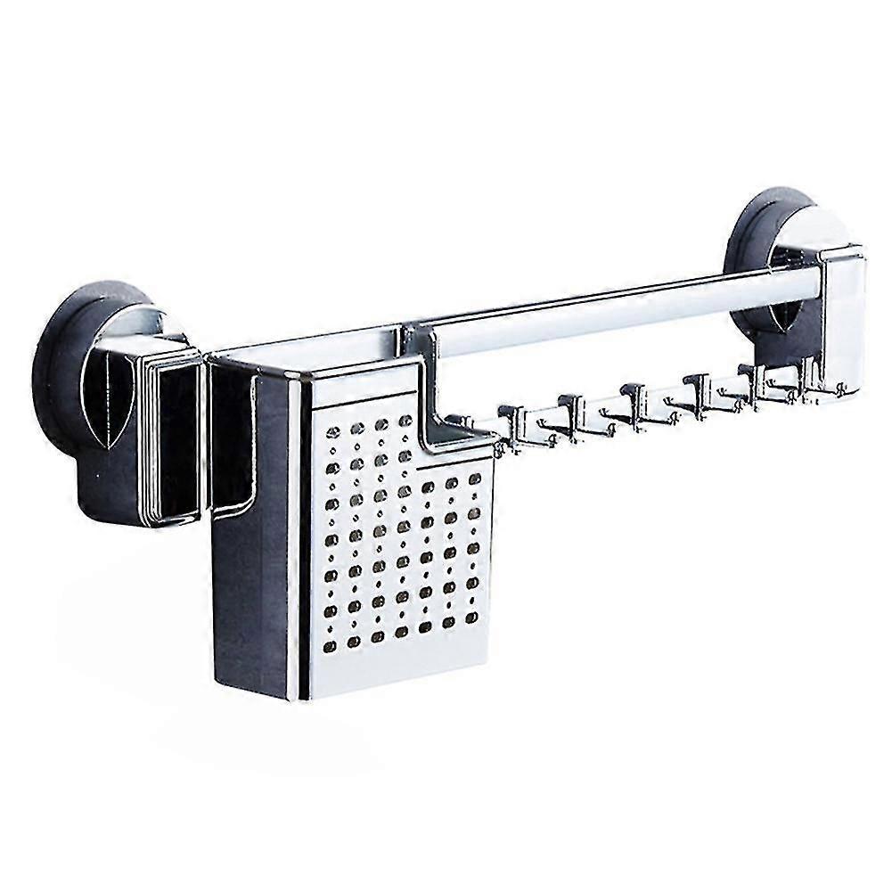 Kitchen Wall Mounted Pot Rack Stainless Steel Hanging Shelf Rganizer For Restaurant Bar