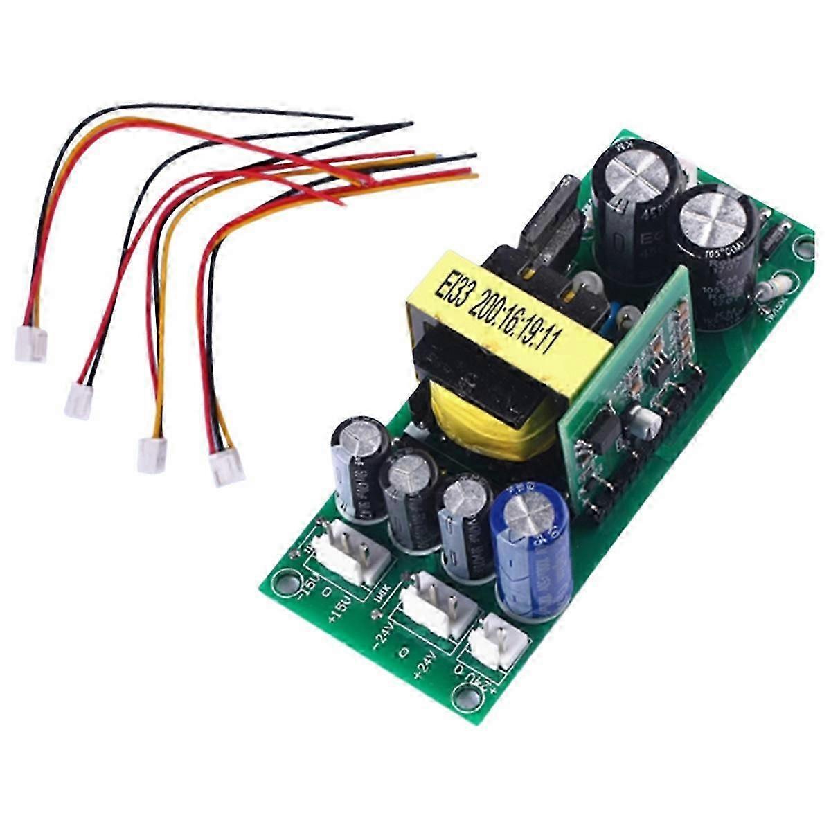 High Power Dual Voltage Switching Power Supply Board 24V & Dual 15V Outputs Efficient Auxiliary Switch Board with Wire Edition 1031