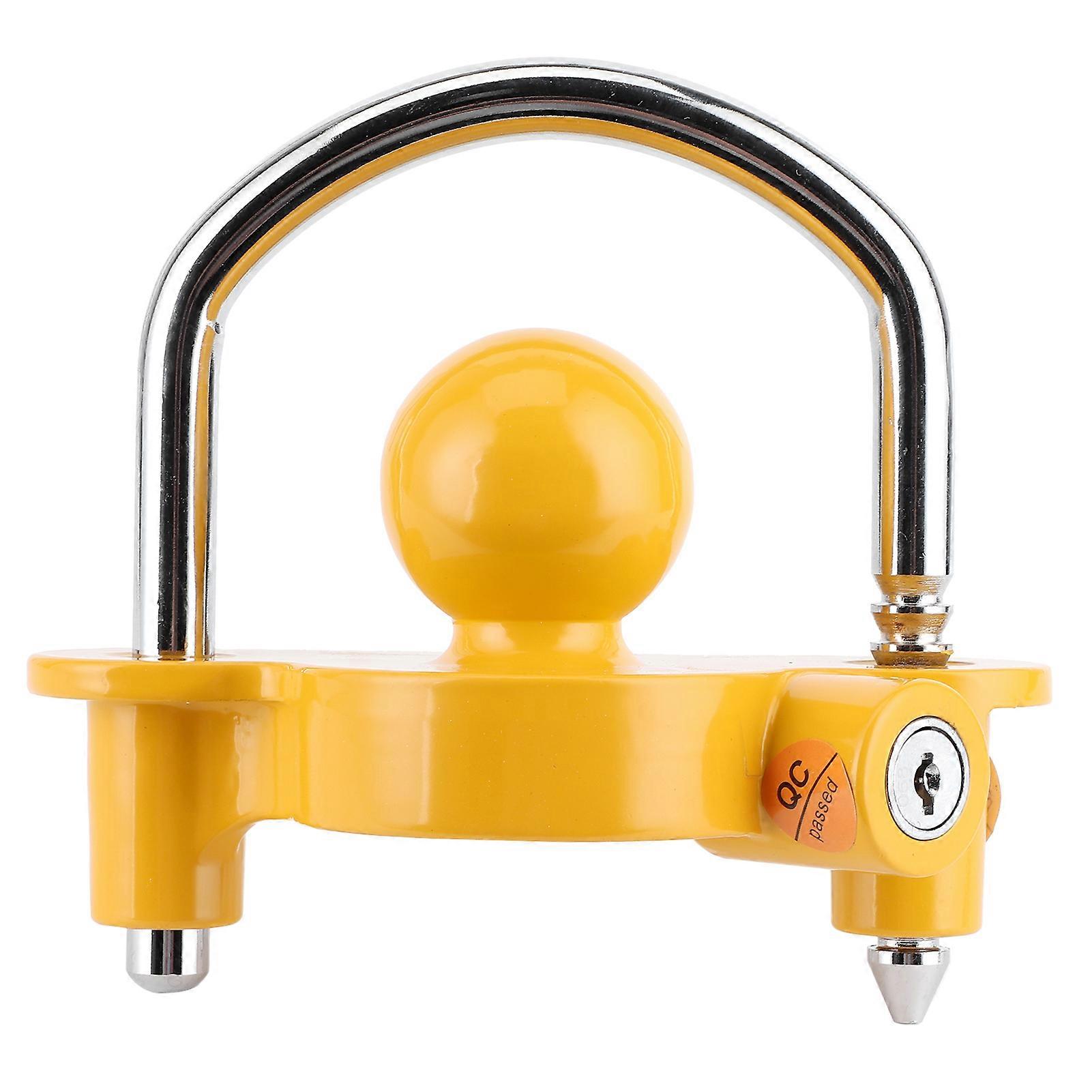 Universal Trailer Lock Hitch Coupler Anti Theft Locking Adjustable Height with 2 Keys