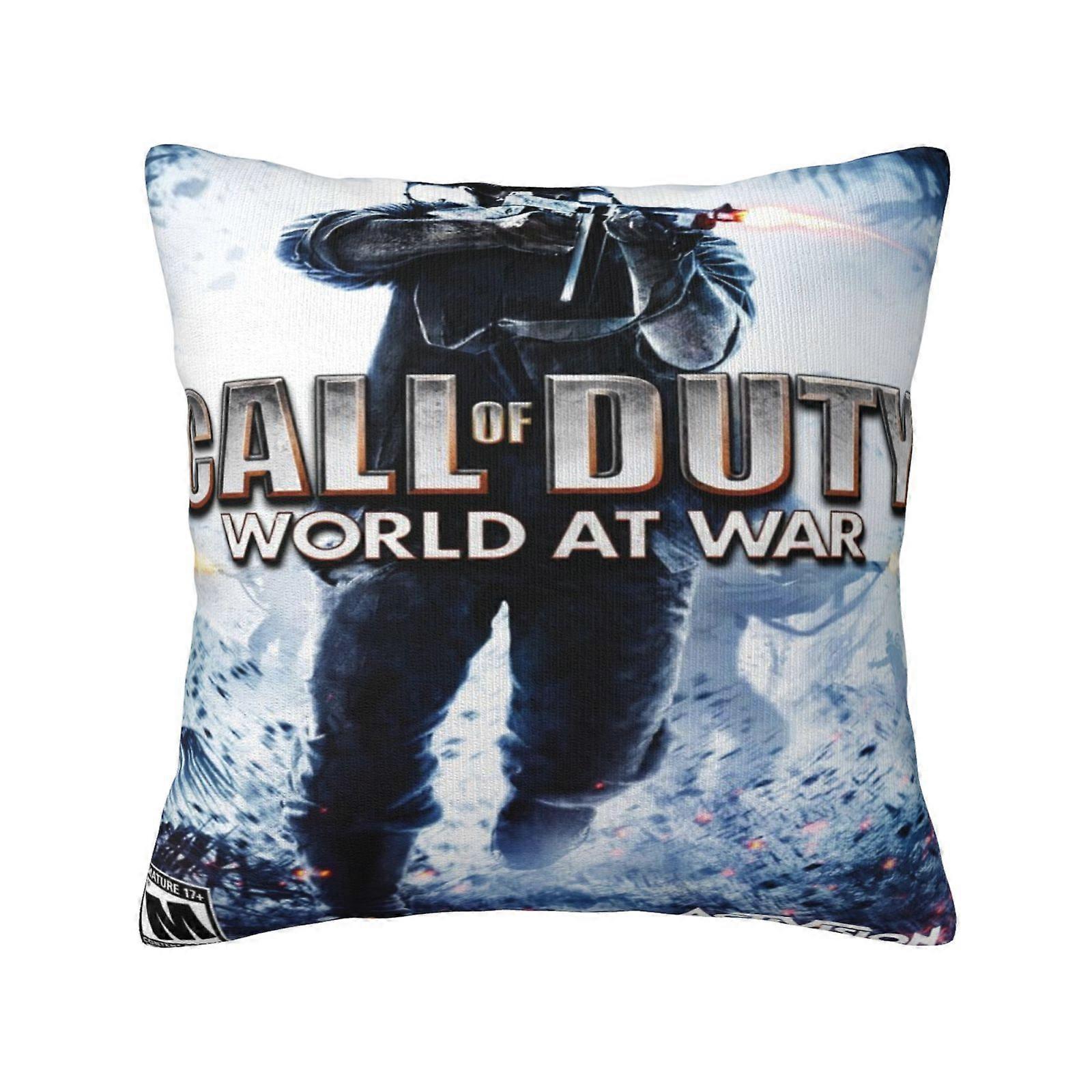 c2462コールオブデューティ枕カバースロー枕ケース柔らかいポリエステルソファクッションケース椅子ソファ寝室のリビングルームの家の装飾yui2462