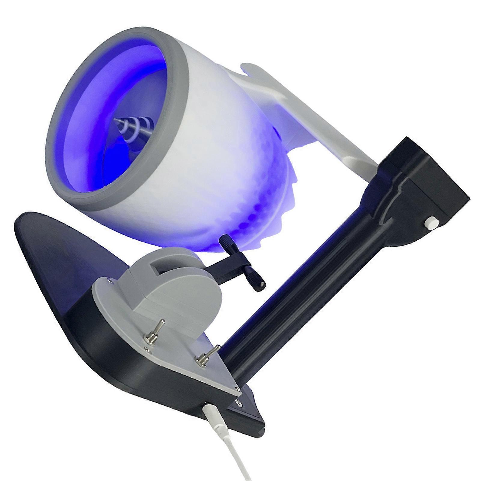 Turbo Engine Fan USB 2 In 1 Innovative Adjustable Speed Turbo Desktop Fan with Humidifier Blue 