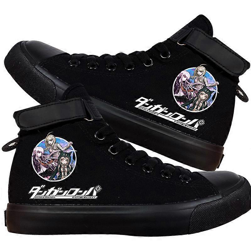 Danganronpa merchandise: Couple Velcro high-top canvas shoes