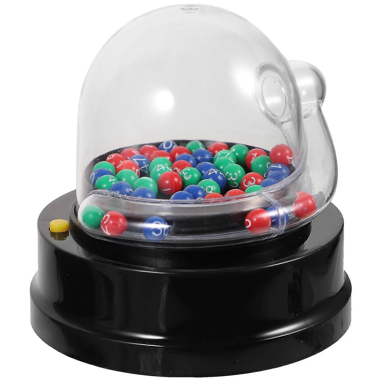 1 Set Electric Lottery Ball Machine Fortunate Number Picking Machine Lottery Games Props