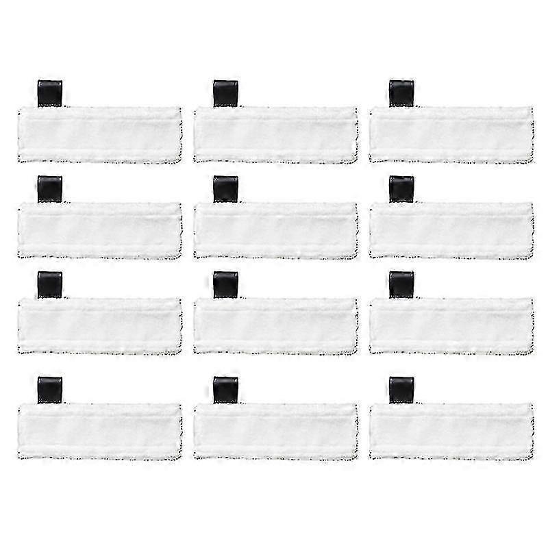 Karcher Steam Mop Cleaning Pads 12 Pack, Microfiber Cloth Compatible SC2-SC5