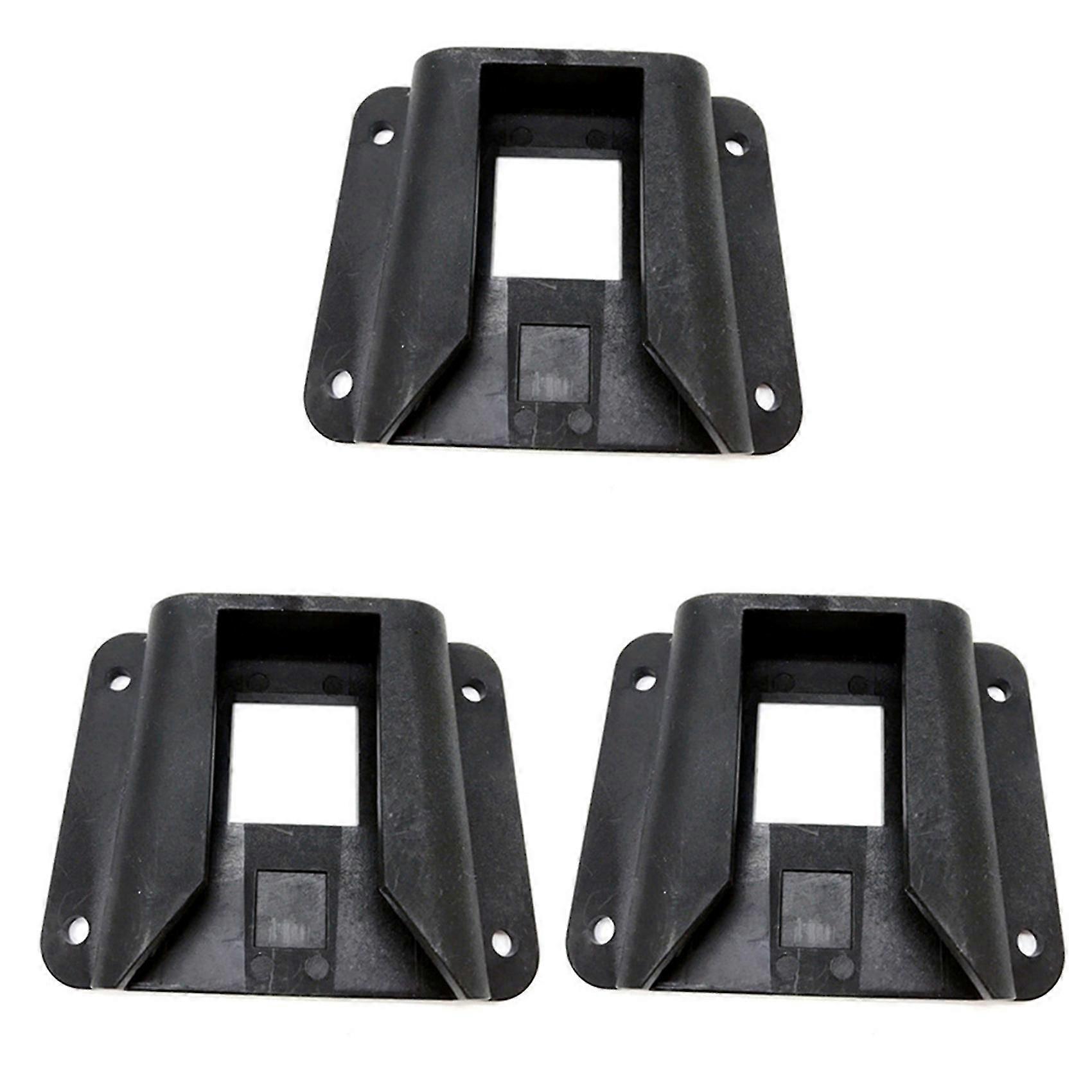 3x Bicycle Carrier Block Adapter For Folding Bike Bag Rack Holder Abs Front Carrier Block Mounting