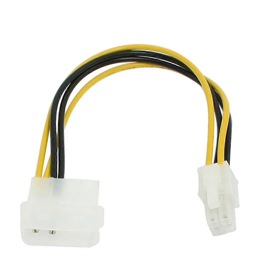 [New] Motherboard Molex IDE 2-pin to 4-Pin ATX P4 12V ATX CPU Power Connector Adapter Cable