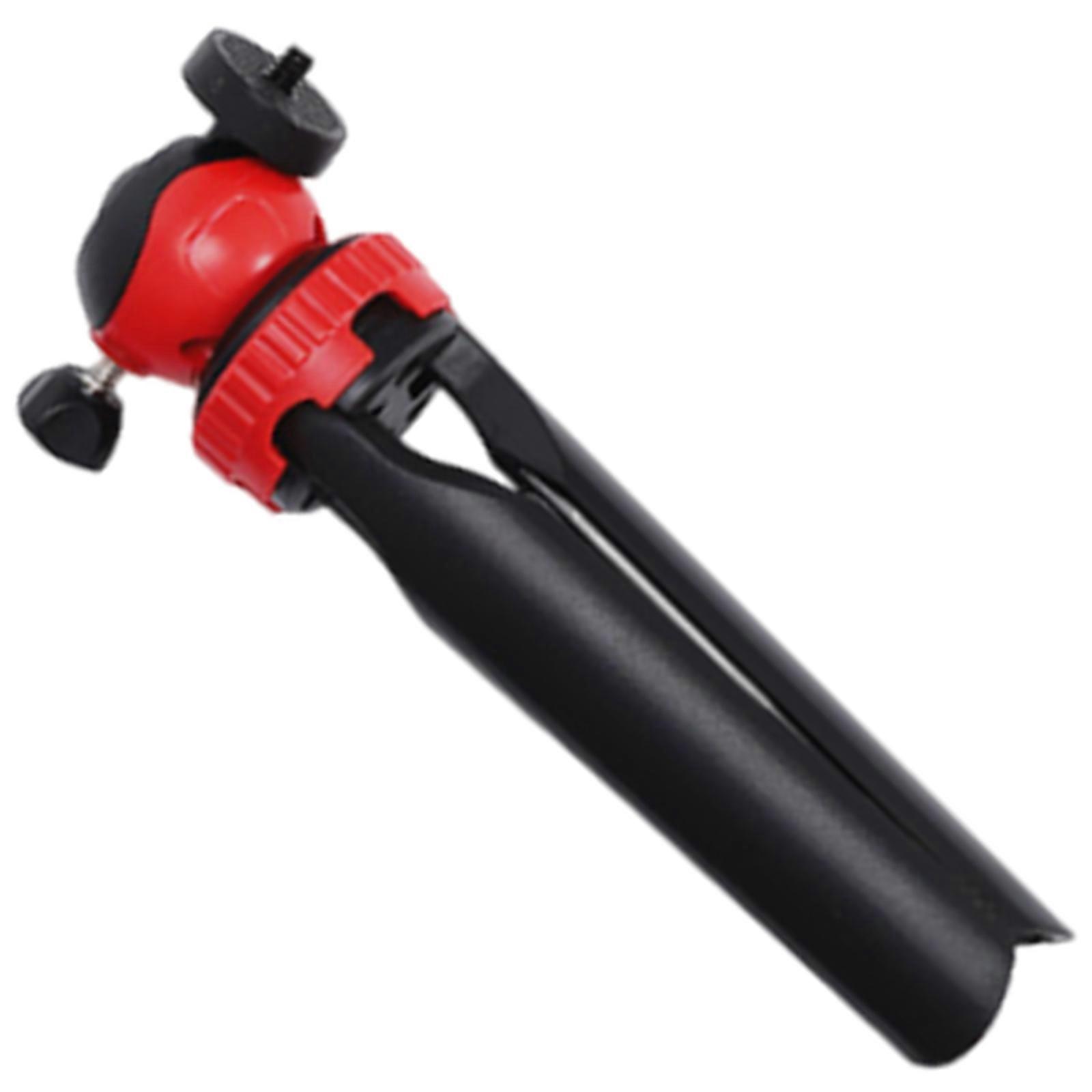 Mini Extendable Desktop Tripod Handheld Photography Bracket Stand Flexible Ball Head 1/4inch Screw Mount for Selfie Multicolor