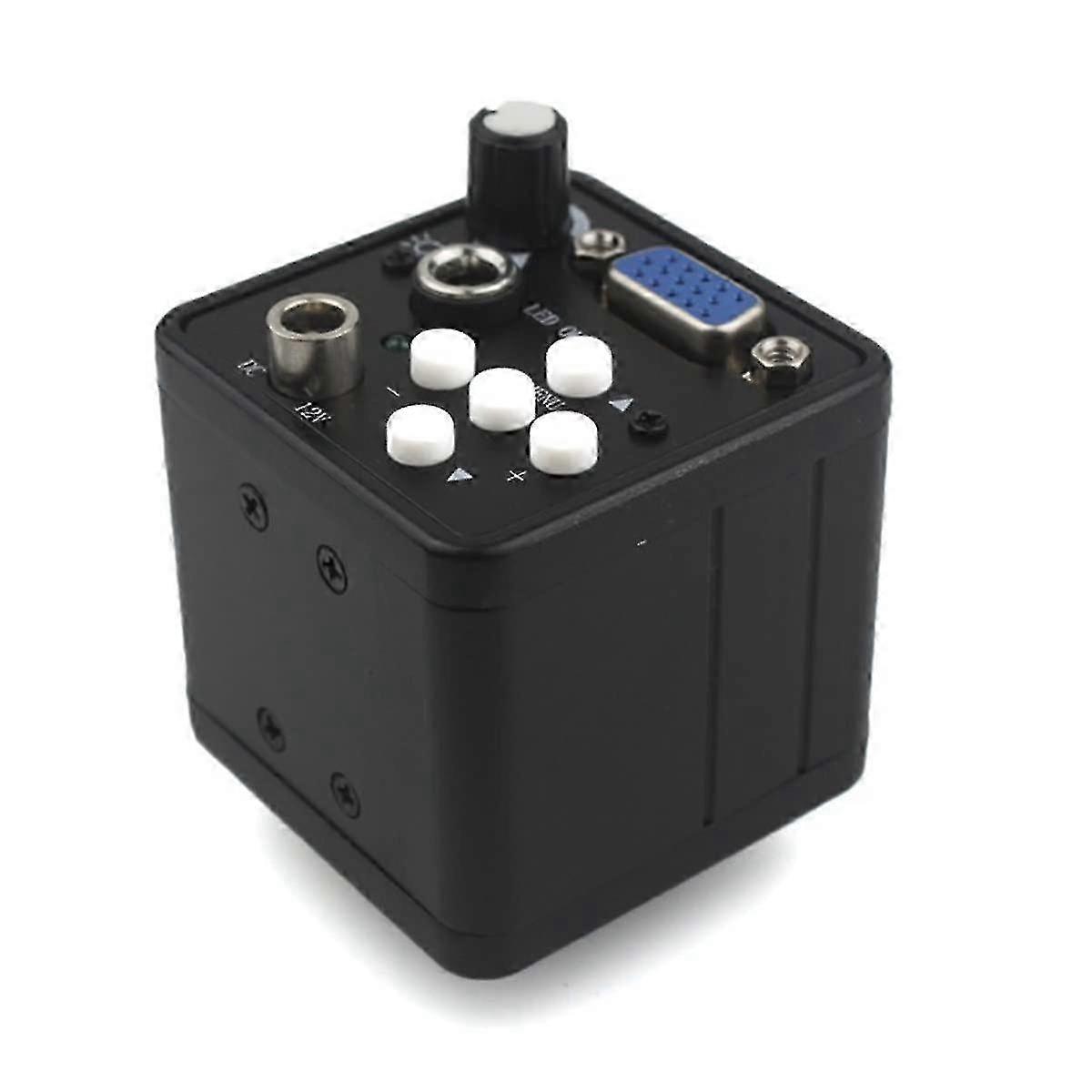 Industrial Digital Video Microscope Camera with 13MP 1080P VGA, Includes 10X to 130X Zoom Compatible with Various Microscope Slides