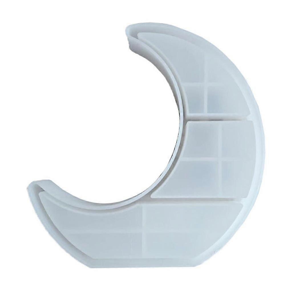 Mond Form Tablett Silikon Form Crescent Schmuckstück Display Stand Rack Casting Form