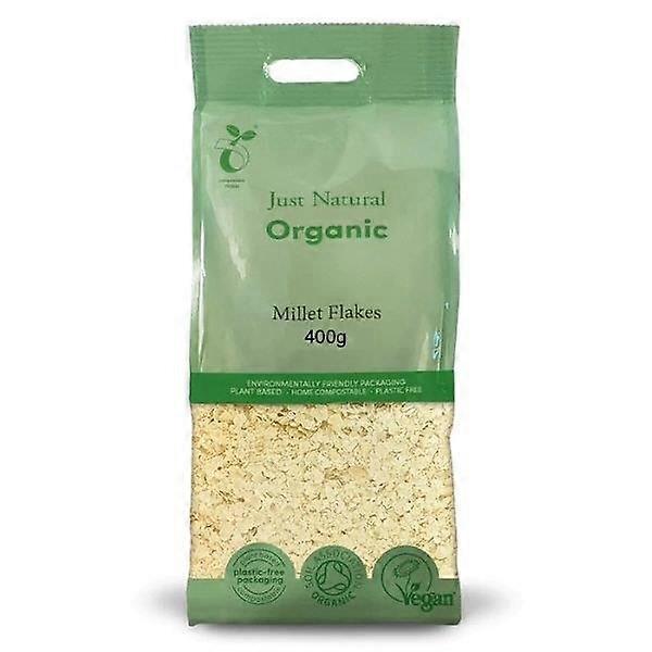 جاست رقائق الدخن العضوي الطبيعي 400 غرام