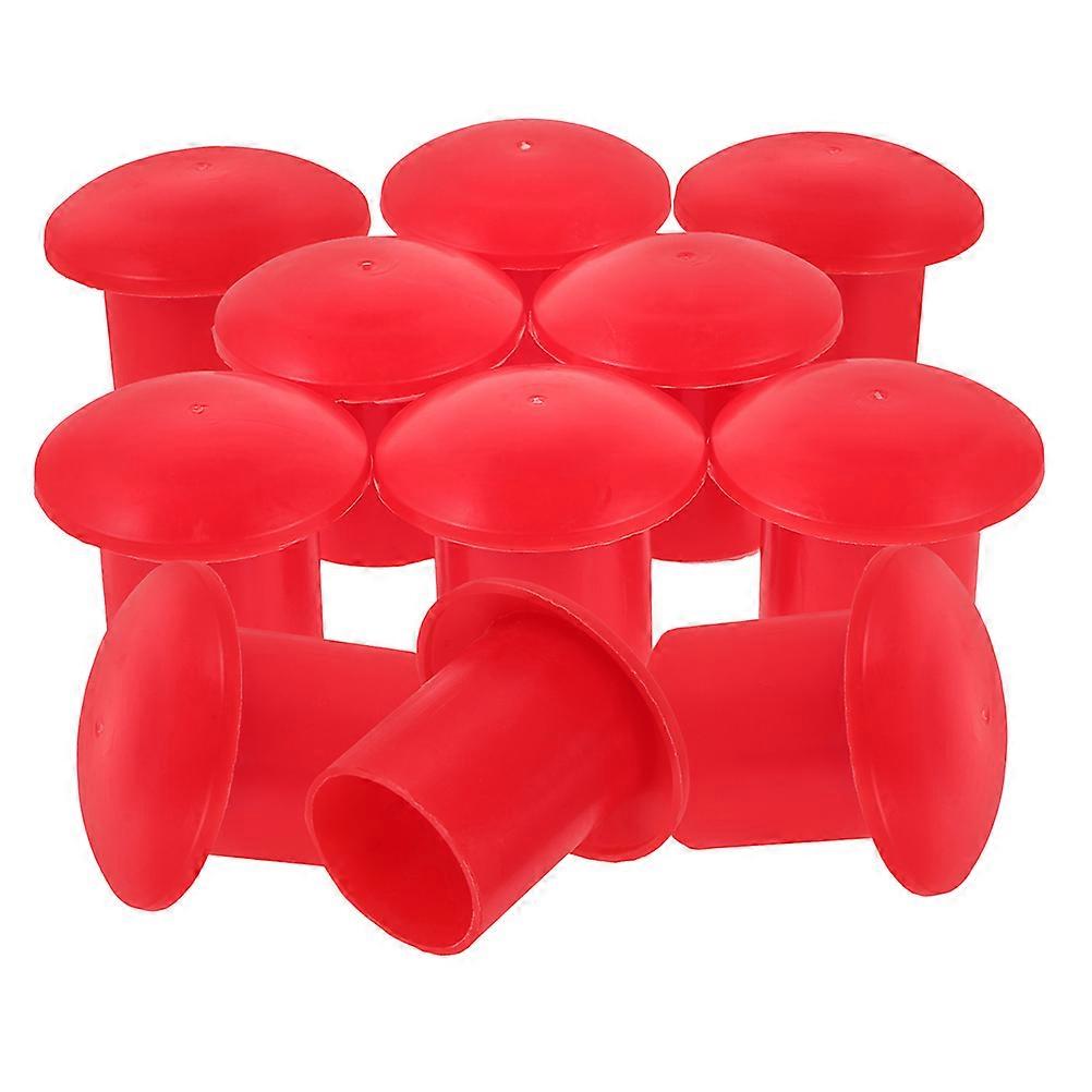 Plastic Rebar End Caps Rebar Protection Caps for Construction 50Pcs