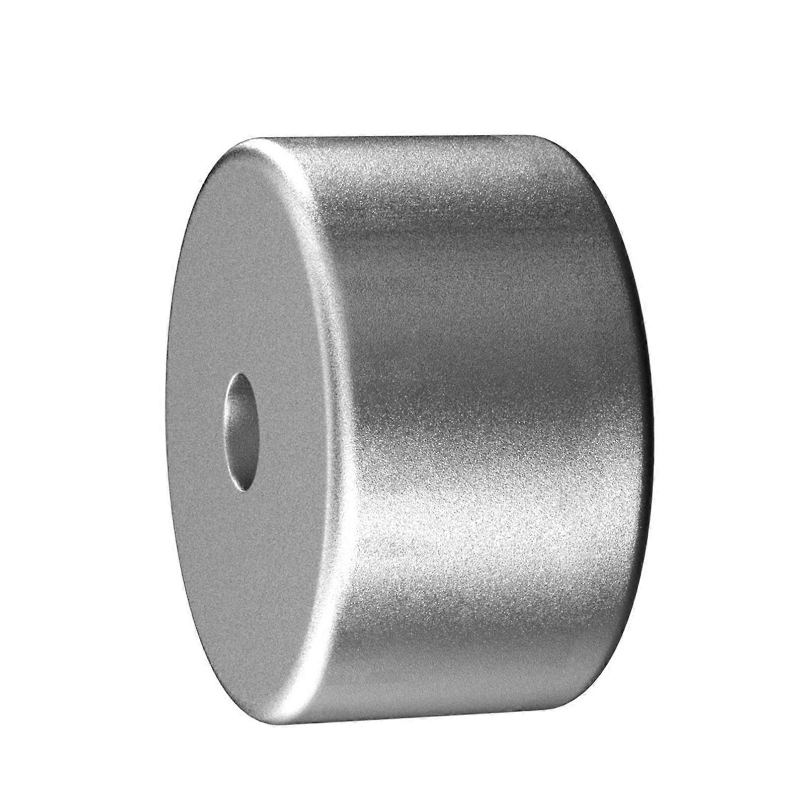 Aluminum Adapter Optimized For 7inch LPs Records Ensures Smooth Turntables Performances And Clear Sound Output  Silver